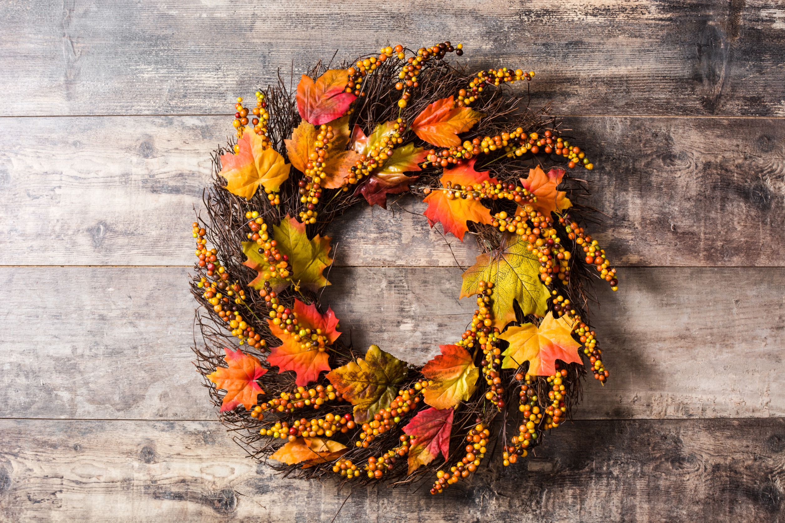 Go Bold With Fall Wreaths