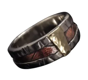 Unique Men's Copper Wedding Band