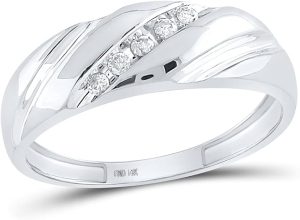 White Gold Wedding Band