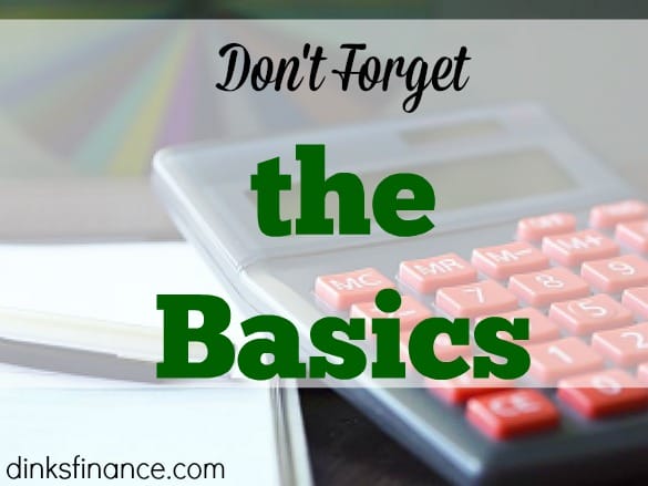 basic finances, personal finance, going back to basics